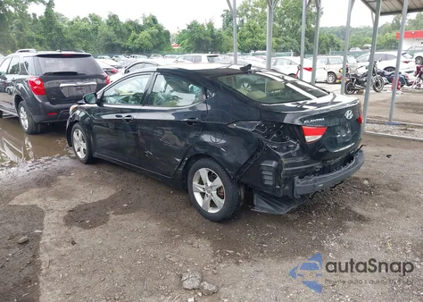 2013 Hyundai Elantra Gls from USA, damaged, VIN KMHDH4AE8DU814161